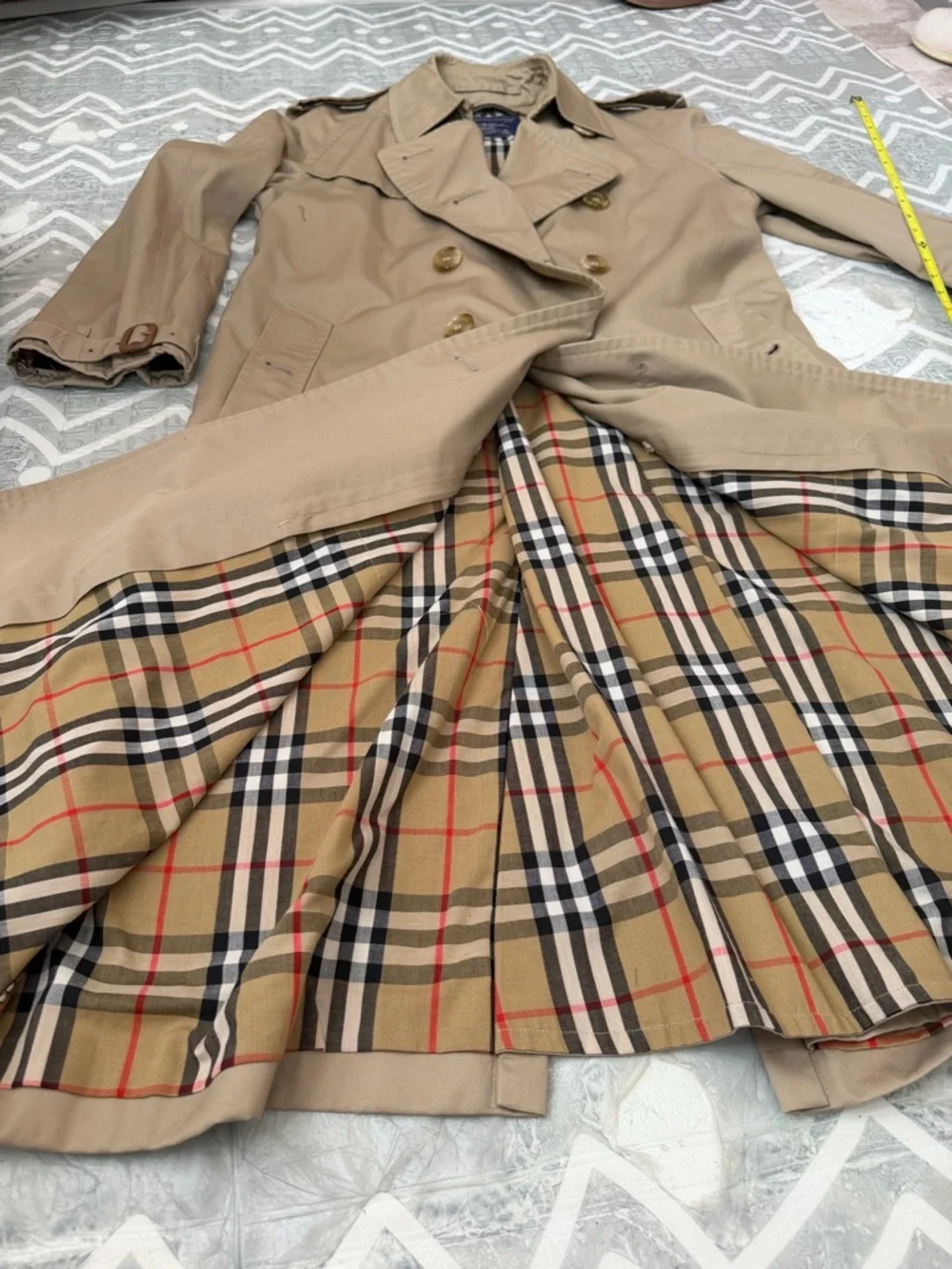 BURBERRY'S Trench Coat Size: Men Classi US small 38R small - Picture 6 of 16